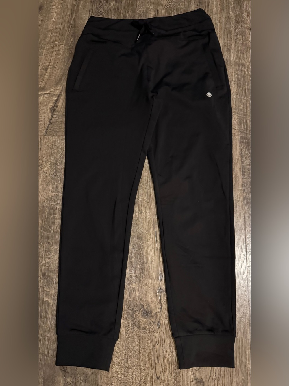 Gradual Pants Womens Black Jogger High Rise Drawstring Cuff | M